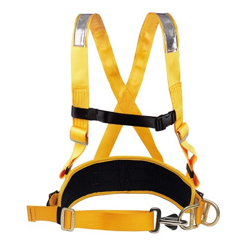 B-SAFE MINERS BELT WITH HI VIZ SHOULDER STRAP ( REAR + FRONT D)